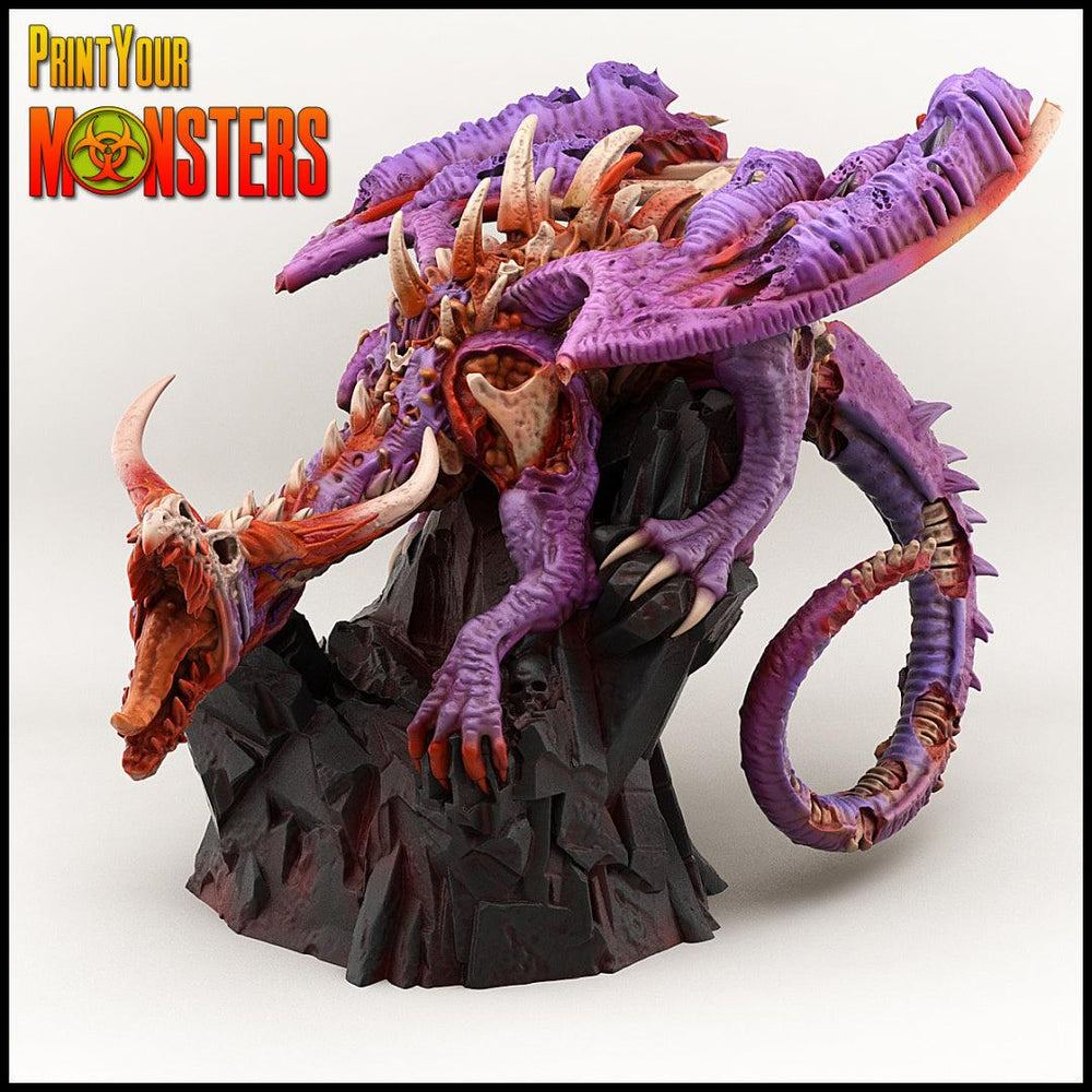3D Printed Print your Monster Zombie Dragon 28 32mm D&D (Online Only)