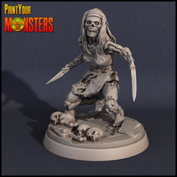 3D Printed Print your Monster Zombie Set 28 32mm D&D (Online Only)