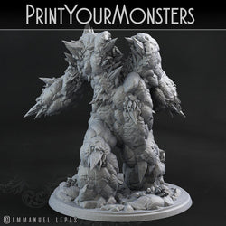 3D Printed Print Your Monsters Amethyst Golem - Total Golems 28mm - 32mm D&D Wargaming (Online Only)