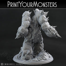 3D Printed Print Your Monsters Amethyst Golem - Total Golems 28mm - 32mm D&D Wargaming (Online Only)