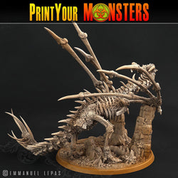 3D Printed Print Your Monsters Bones Dragon Land of Bones Set 28mm - 32mm D&D Wargaming (Online Only)