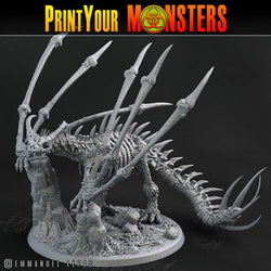 3D Printed Print Your Monsters Bones Dragon Land of Bones Set 28mm - 32mm D&D Wargaming (Online Only)