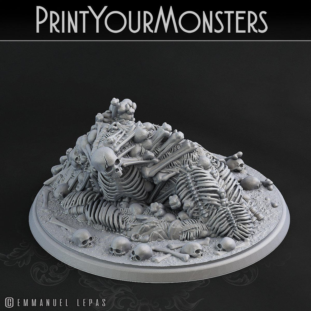 3D Printed Print Your Monsters Bones Golems - Total Golems 28mm - 32mm D&D Wargaming (Online Only)