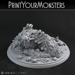 3D Printed Print Your Monsters Bones Golems - Total Golems 28mm - 32mm D&D Wargaming (Online Only)