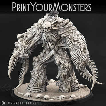 3D Printed Print Your Monsters Bones Golems - Total Golems 28mm - 32mm D&D Wargaming (Online Only)