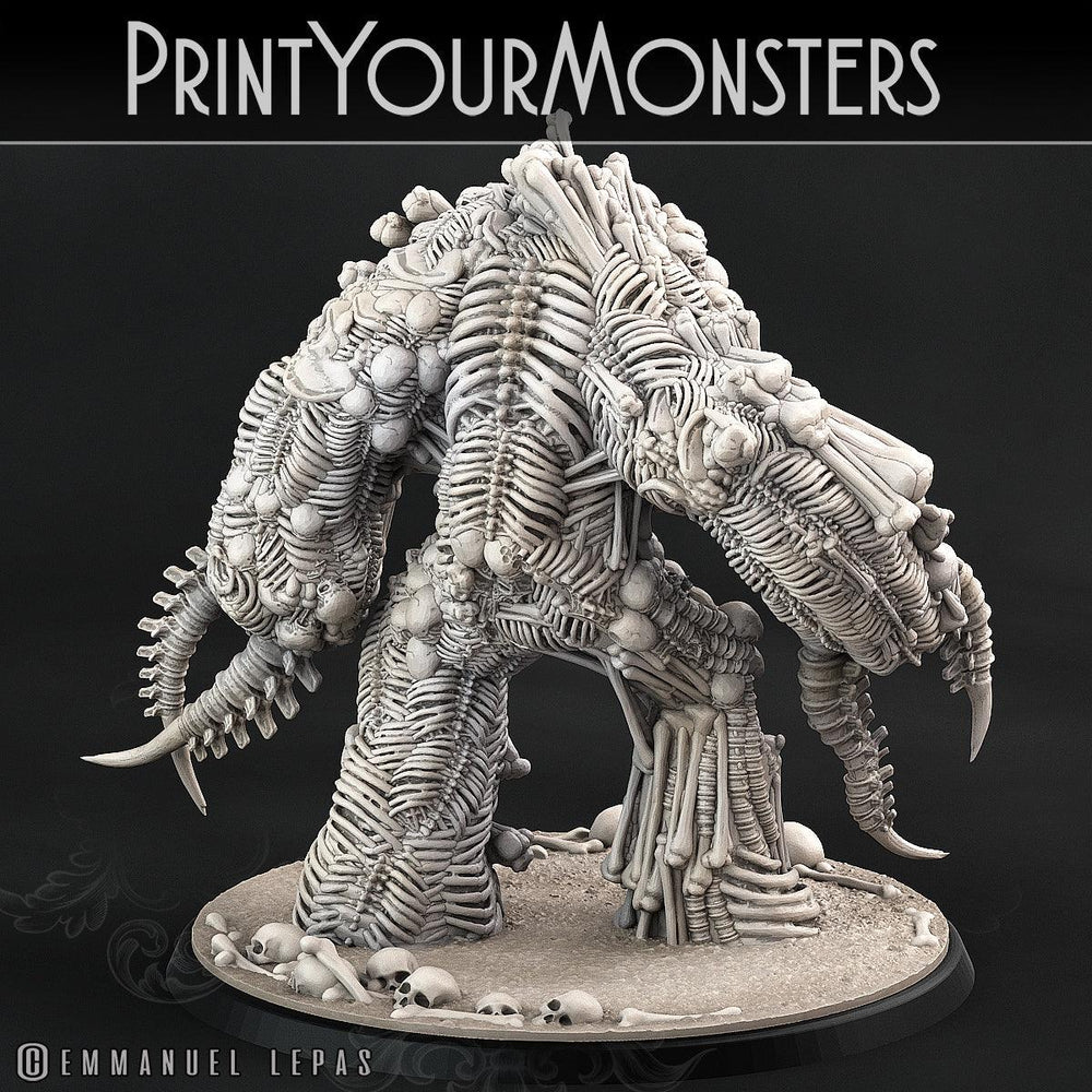 3D Printed Print Your Monsters Bones Golems - Total Golems 28mm - 32mm D&D Wargaming (Online Only)