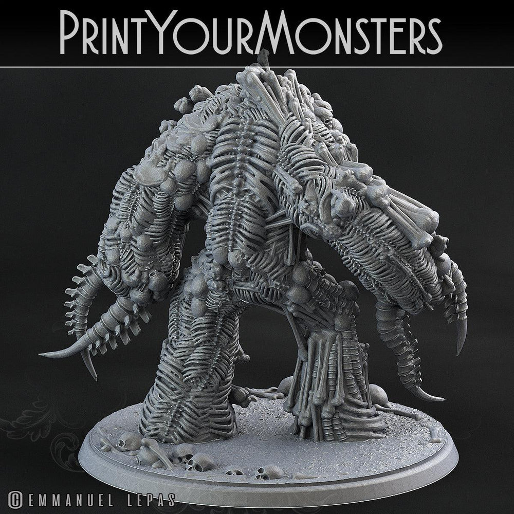 3D Printed Print Your Monsters Bones Golems - Total Golems 28mm - 32mm D&D Wargaming (Online Only)