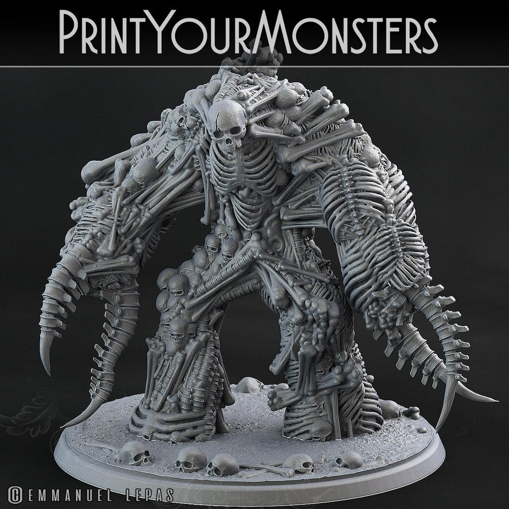 3D Printed Print Your Monsters Bones Golems - Total Golems 28mm - 32mm D&D Wargaming (Online Only)