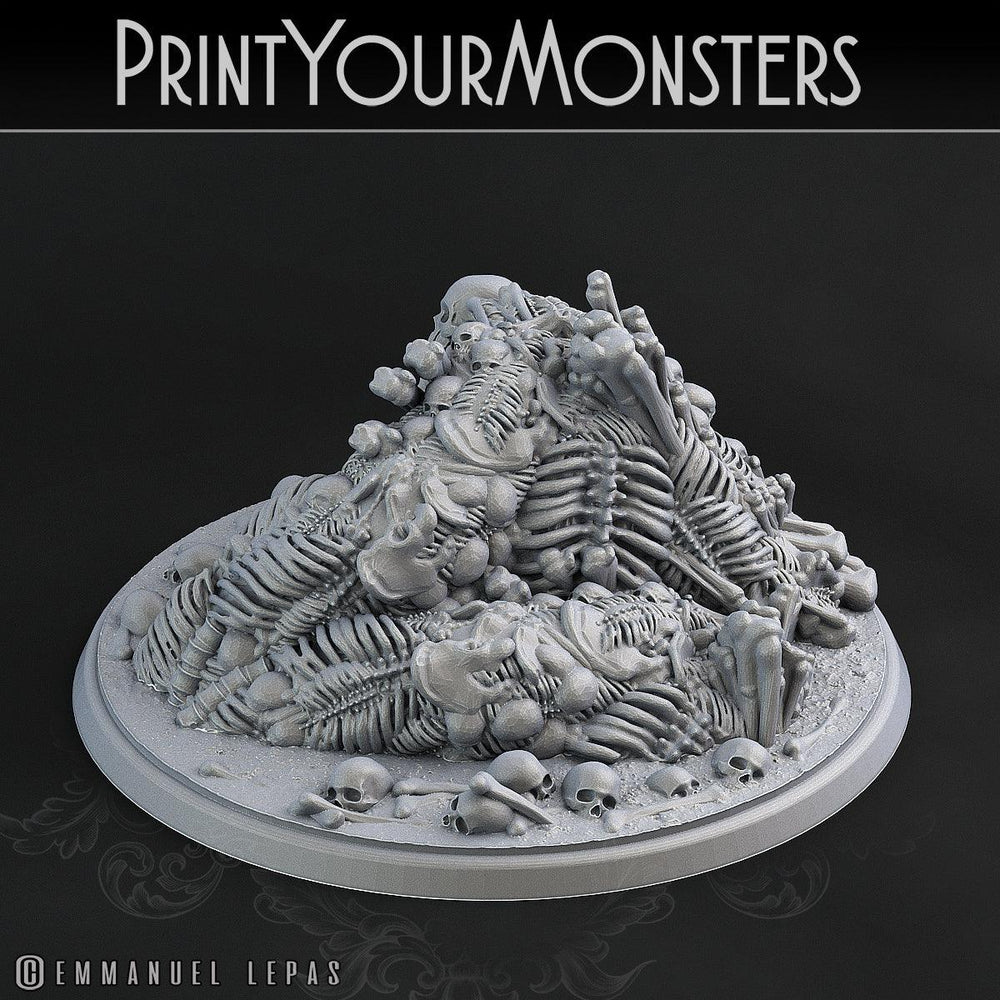 3D Printed Print Your Monsters Bones Golems - Total Golems 28mm - 32mm D&D Wargaming (Online Only)
