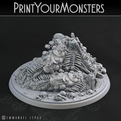 3D Printed Print Your Monsters Bones Golems - Total Golems 28mm - 32mm D&D Wargaming (Online Only)