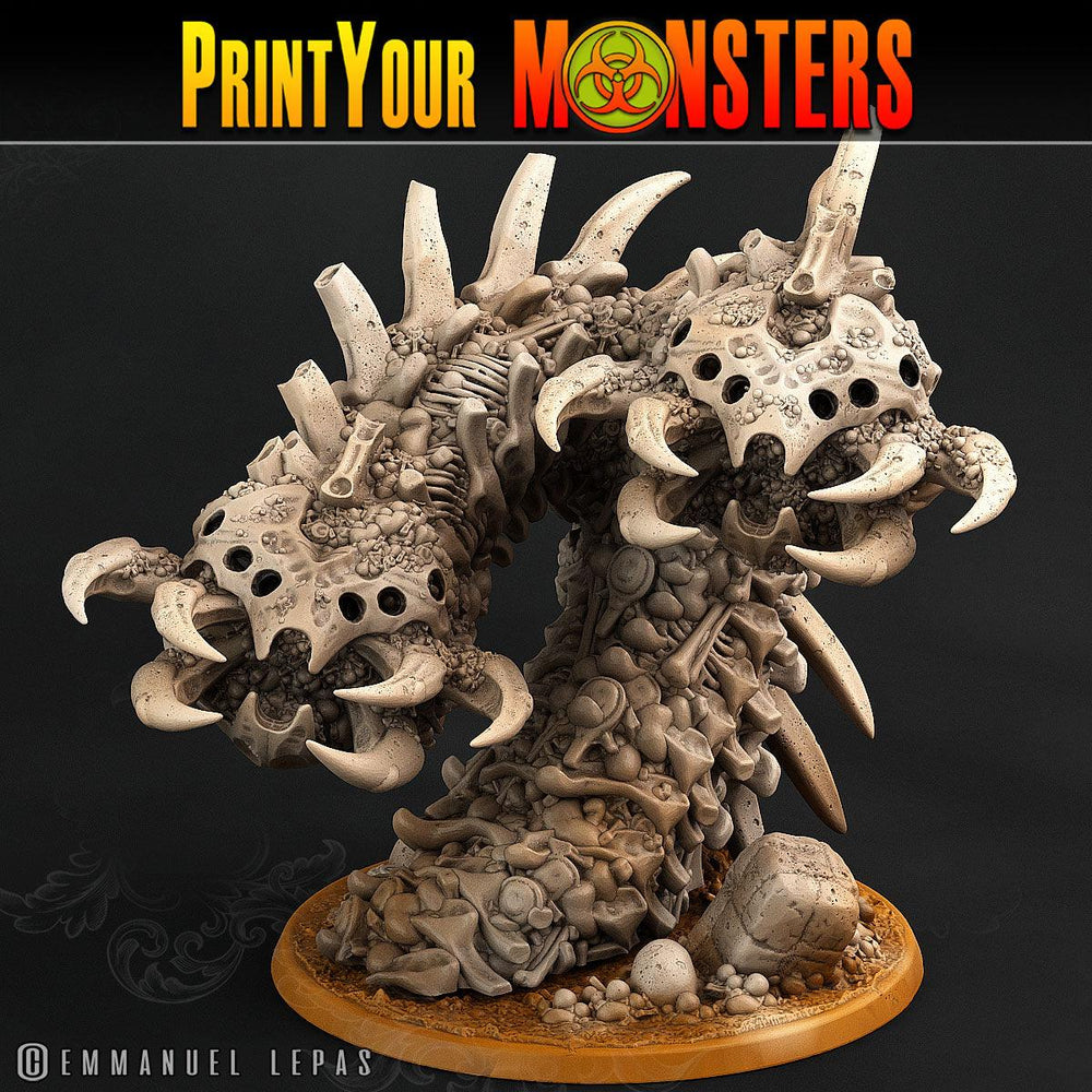 3D Printed Print Your Monsters Bones Worms Land of Bones Set 28mm - 32mm D&D Wargaming (Online Only)