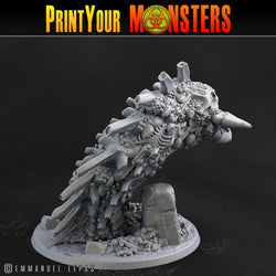 3D Printed Print Your Monsters Bones Worms Land of Bones Set 28mm - 32mm D&D Wargaming (Online Only)