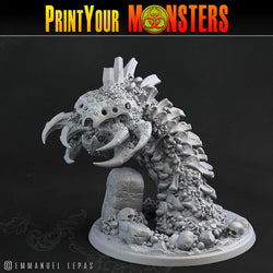3D Printed Print Your Monsters Bones Worms Land of Bones Set 28mm - 32mm D&D Wargaming (Online Only)
