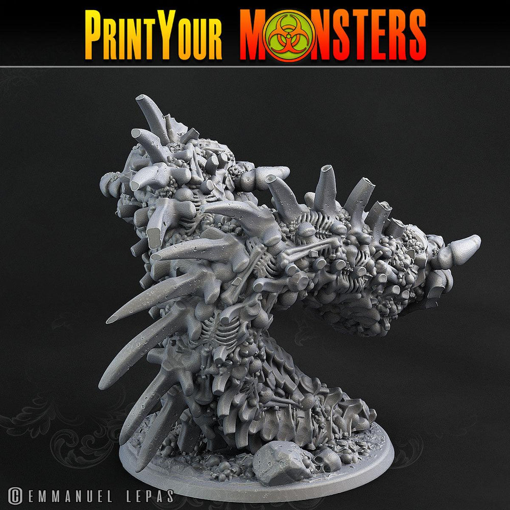 3D Printed Print Your Monsters Bones Worms Land of Bones Set 28mm - 32mm D&D Wargaming (Online Only)