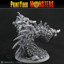 3D Printed Print Your Monsters Bones Worms Land of Bones Set 28mm - 32mm D&D Wargaming (Online Only)