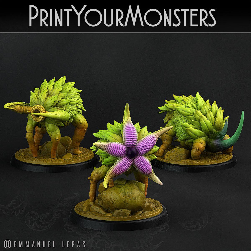 3D Printed Print Your Monsters  Carniflora Jungle Predators Set 28mm - 32mm D&D Wargaming (Online Only)