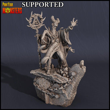 3D Printed Print Your Monsters Chaos Sorcerer Chaos Creature Packer  28mm - 32mm D&D Wargaming (Online Only)