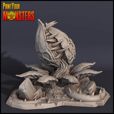 3D Printed Print Your Monsters Classic Carnivorous Plant 2 Set 28mm - 32mm D&D Wargaming (Online Only)