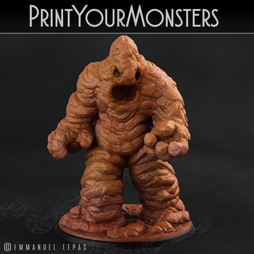 3D Printed Print Your Monsters Clay Golems - Total Golems 28mm - 32mm D&D Wargaming (Online Only)
