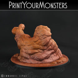 3D Printed Print Your Monsters Clay Golems - Total Golems 28mm - 32mm D&D Wargaming (Online Only)