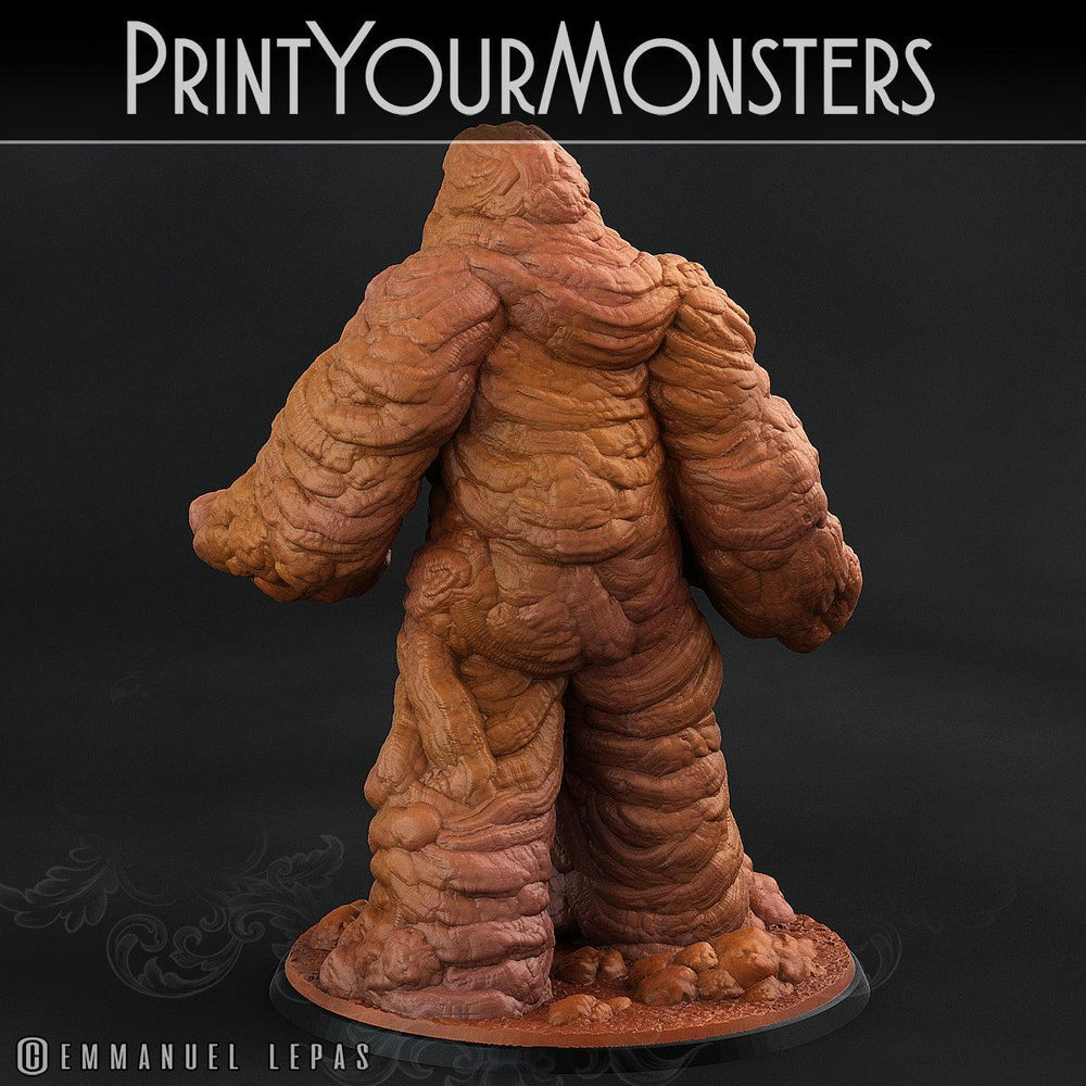 3D Printed Print Your Monsters Clay Golems - Total Golems 28mm - 32mm D&D Wargaming (Online Only)