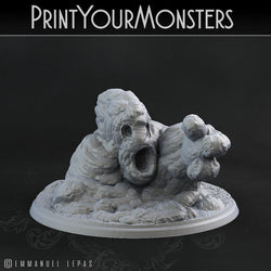 3D Printed Print Your Monsters Clay Golems - Total Golems 28mm - 32mm D&D Wargaming (Online Only)