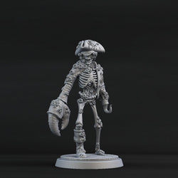 3D Printed Print Your Monsters Crab Pirate Set 28mm - 32mm D&D Wargaming (Online Only)