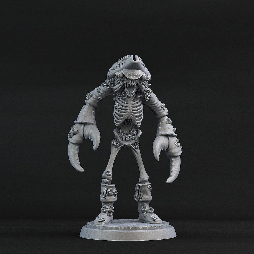 3D Printed Print Your Monsters Crab Pirate Set 28mm - 32mm D&D Wargaming (Online Only)