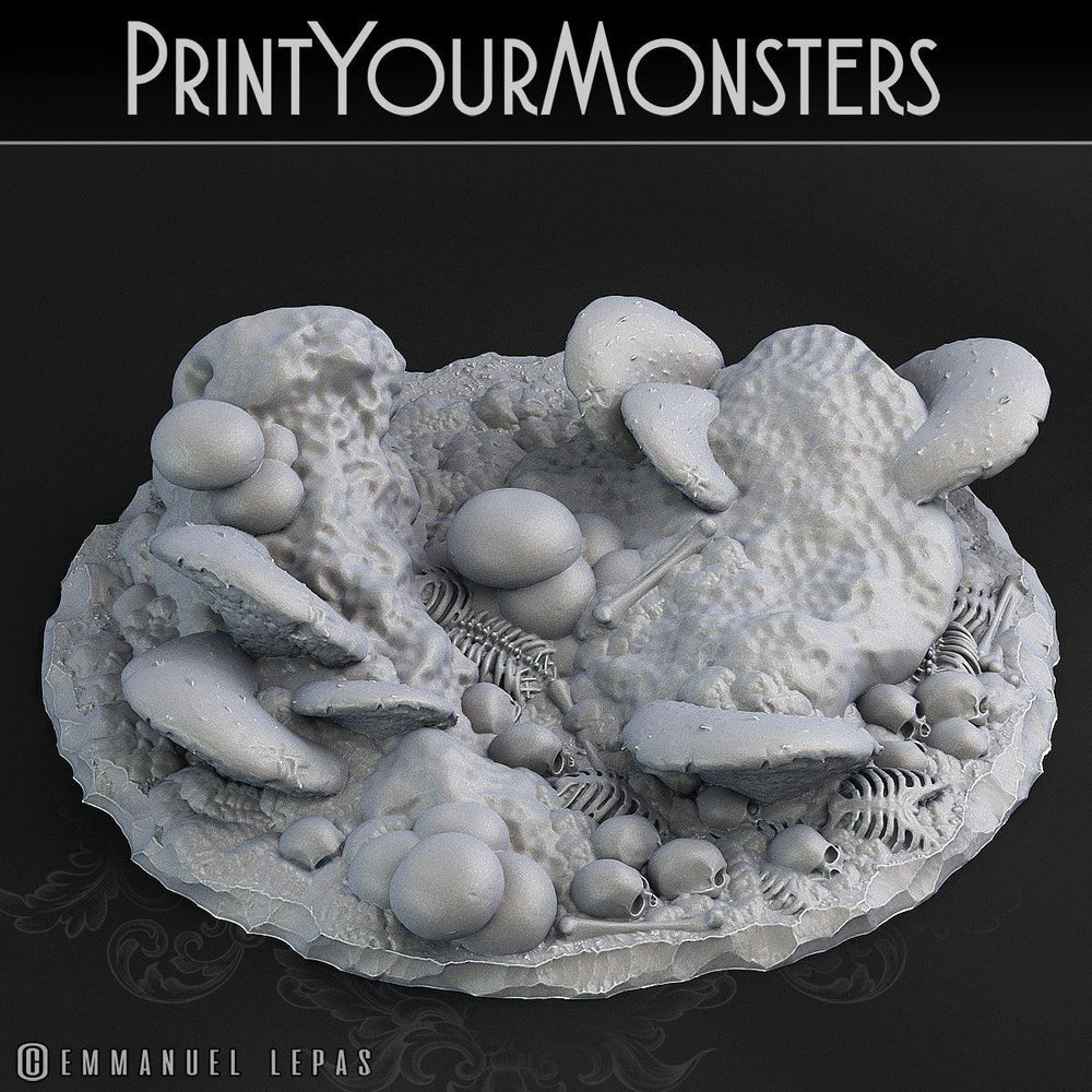 3D Printed Print Your Monsters Dancing Toadstool Spider 28mm - 32mm D&D Wargaming (Online Only)