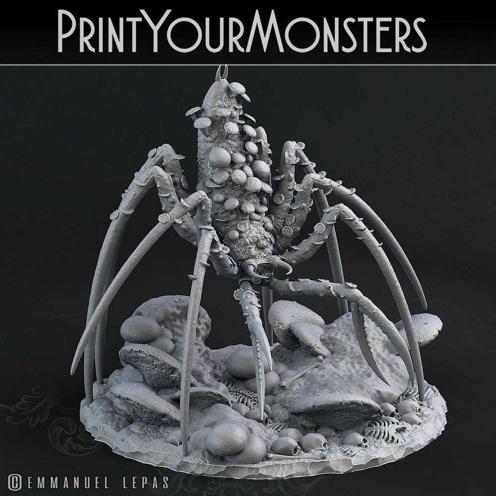 3D Printed Print Your Monsters Dancing Toadstool Spider 28mm - 32mm D&D Wargaming (Online Only)