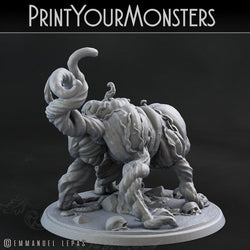 3D Printed Print Your Monsters Dangerous Pumpkin Dog 1 Attack Pack II 28mm - 32mm D&D Wargaming (Online Only)