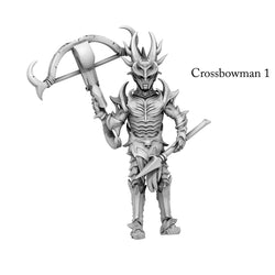 3D Printed Print Your Monsters Dark Elves Crossbowman Set 28mm - 32mm D&D Wargaming (Online Only)