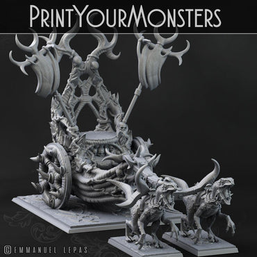 3D Printed Print Your Monsters Dark Elves Full Army Set 28mm - 32mm D&D Wargaming (Online Only)