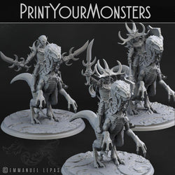 3D Printed Print Your Monsters Dark Elves Full Army Set 28mm - 32mm D&D Wargaming (Online Only)