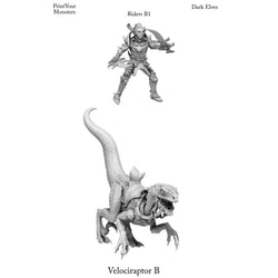 3D Printed Print Your Monsters Dark Elves Rider Set B 28mm - 32mm D&D Wargaming (Online Only)