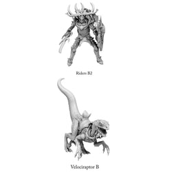 3D Printed Print Your Monsters Dark Elves Rider Set B 28mm - 32mm D&D Wargaming (Online Only)