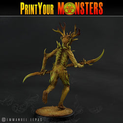 3D Printed Print Your Monsters Dark Tree Men The Shadowcreep Wood Set 28mm - 32mm D&D Wargaming (Online Only)