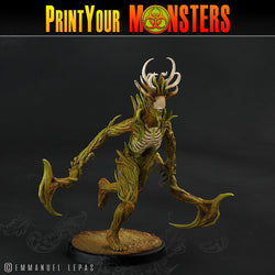 3D Printed Print Your Monsters Dark Tree Men The Shadowcreep Wood Set 28mm - 32mm D&D Wargaming (Online Only)