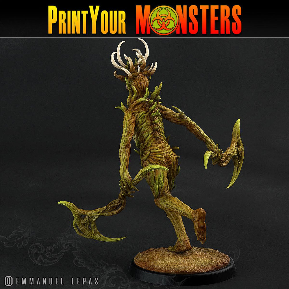 3D Printed Print Your Monsters Dark Tree Men The Shadowcreep Wood Set 28mm - 32mm D&D Wargaming (Online Only)