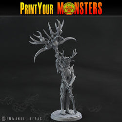 3D Printed Print Your Monsters Dark Tree Men The Shadowcreep Wood Set 28mm - 32mm D&D Wargaming (Online Only)