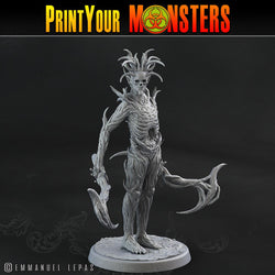 3D Printed Print Your Monsters Dark Tree Men The Shadowcreep Wood Set 28mm - 32mm D&D Wargaming (Online Only)