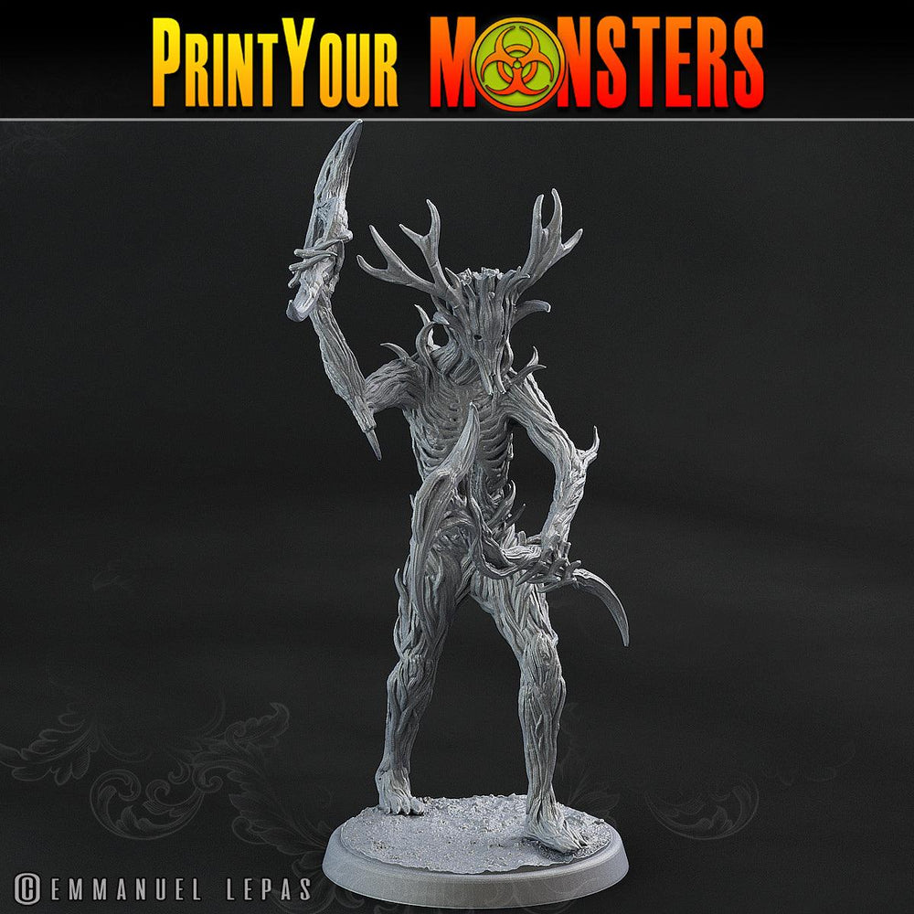 3D Printed Print Your Monsters Dark Tree Men The Shadowcreep Wood Set 28mm - 32mm D&D Wargaming (Online Only)