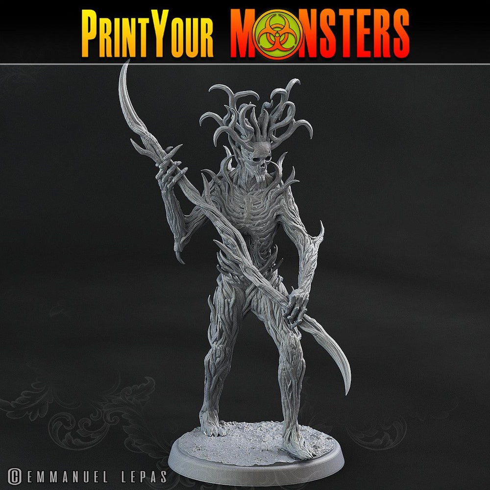 3D Printed Print Your Monsters Dark Tree Men The Shadowcreep Wood Set 28mm - 32mm D&D Wargaming (Online Only)