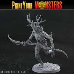 3D Printed Print Your Monsters Dark Tree Men The Shadowcreep Wood Set 28mm - 32mm D&D Wargaming (Online Only)