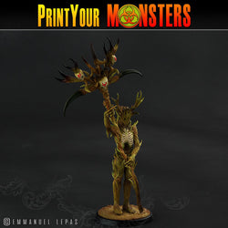 3D Printed Print Your Monsters Dark Tree Men The Shadowcreep Wood Set 28mm - 32mm D&D Wargaming (Online Only)