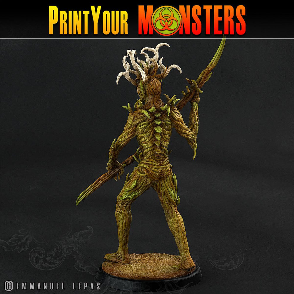 3D Printed Print Your Monsters Dark Tree Men The Shadowcreep Wood Set 28mm - 32mm D&D Wargaming (Online Only)
