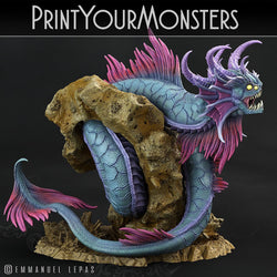 3D Printed Print Your Monsters Death Jester Eel Lurkers of the Deep 28mm - 32mm D&D Wargaming (Online Only)