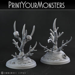 3D Printed Print Your Monsters Deathorn Bush Carniflora Jungle Predators 28mm - 32mm D&D Wargaming (Online Only)
