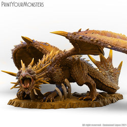 3D Printed Print Your Monsters Desert Dragon Desert Orcs Set 28mm - 32mm D&D Wargaming (Online Only)