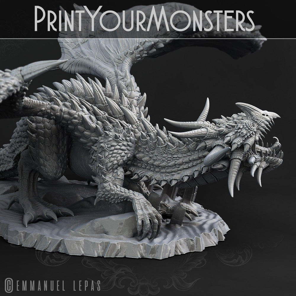 3D Printed Print Your Monsters Desert Dragon Desert Orcs Set 28mm - 32mm D&D Wargaming (Online Only)
